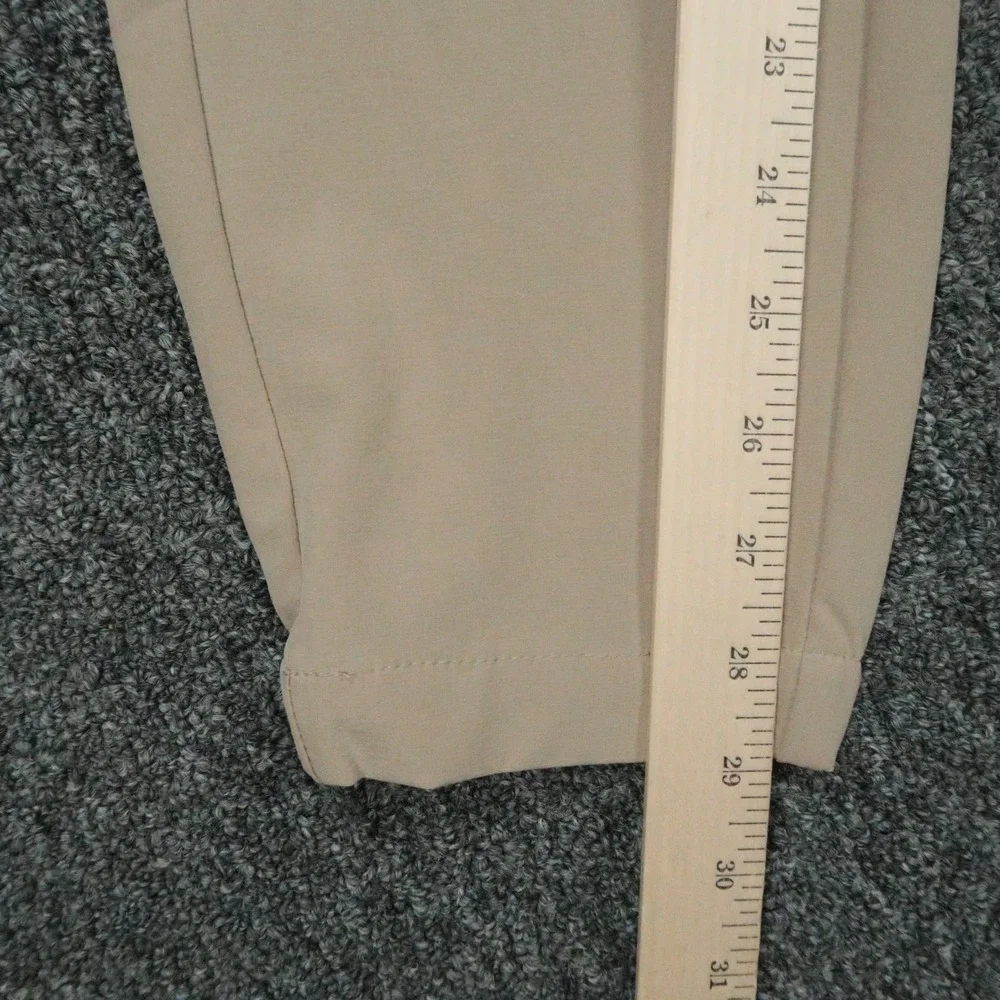 Mizzen Main Pants Mens 30x30 Khaki Tan Helmsman Jogger Slim Tapered Zip Pocket